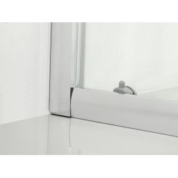 Hagser Andrea kabina prysznicowa 80x80 cm półokrągła chrom/szkło przezroczyste HGR90000020