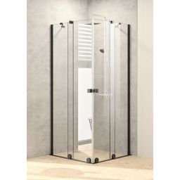 Huppe Xtensa Pure kabina prysznicowa część lewa 90x90 cm kwadratowa XT1303.123.322