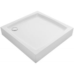 Laveo Bresso brodzik kwadratowy 90x90 cm biały JBD_696K