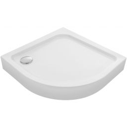 Laveo Bresso brodzik półokrągły 90x90 cm biały JBD_696Z