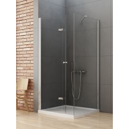 New Trendy New Soleo kabina prysznicowa 90x100 cm prostokątna lewa chrom połysk/szkło przezroczyste D-0149A/D-0089B
