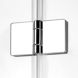 New Trendy Superia kabina prysznicowa 90 cm kwadratowa chrom/szkło przezroczyste K-0589