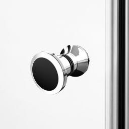 New Trendy Superia kabina prysznicowa 90 cm kwadratowa chrom/szkło przezroczyste K-0589