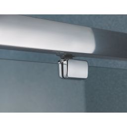 Oltens Vorma kabina prysznicowa 80x80 cm półokrągła chrom połysk/szkło przezroczyste 20101100