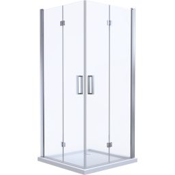 Oltens Byske kabina prysznicowa 90x90 cm kwadratowa chrom połysk/szkło przezroczyste 20002100