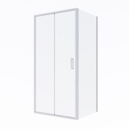 Oltens Fulla kabina prysznicowa 100x80 cm prostokątna drzwi ze ścianką chrom/szkło przezroczyste 20202100