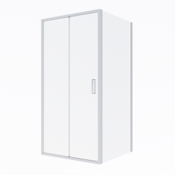 Oltens Fulla kabina prysznicowa 100x90 cm prostokątna drzwi ze ścianką chrom/szkło przezroczyste 20204100