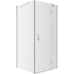 Omnires Manhattan kabina prysznicowa 100x90 cm prostokątna chrom/szkło przezroczyste MH1090CRTR