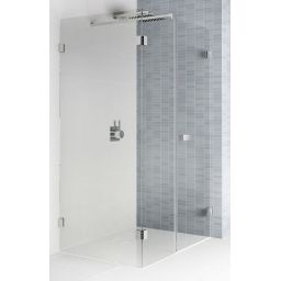 Riho Scandic NXT X204 kabina prysznicowa 90x90 cm kwadratowa prawa chrom błyszczący/szkło przezroczyste G001080120