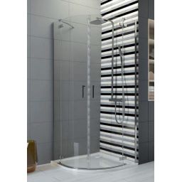 Sanplast Free Line II KP4/FREEII-90 kabina prysznicowa 90x90 cm półokrągła chrom/szkło przezroczyste 600-261-0030-42-401