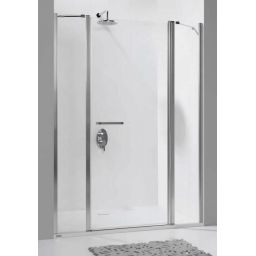 Sanplast Prestige III Ścianka dodatkowa SS2/PRIII-30 srebrny błyszczący/szkło przezroczyste 600-073-1210-38-401