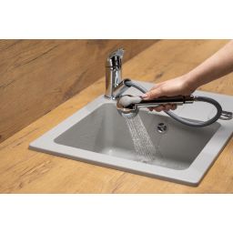 KFA Armatura Indira bateria kuchenna stojąca chrom 6613-110-00