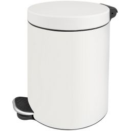 AWD Interior kosz na śmieci 5 l z pedałem biały AWD02031787
