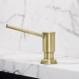 Blanco Livia dozownik do płynu 500 ml blatowy złoty satynowy 526698