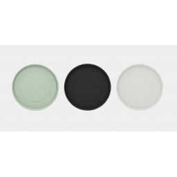 Brabantia pojemniki do przechowywania 3 szt zestaw przezroczysty 100550