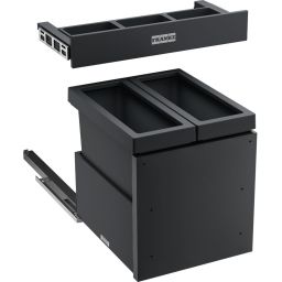 Franke Mythos pojemnik na odpady 35 l czarny 121.0750.260