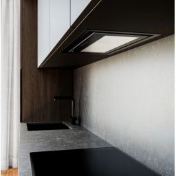 Globalo Exclusive Salviro okap kuchenny 60 cm podszafkowy czarny SALVIRO_60_1_BLACK