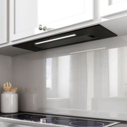 Globalo Design Agendero okap kuchenny 79,6 cm podszafkowy czarny AGENDERO_80_2_BLACK