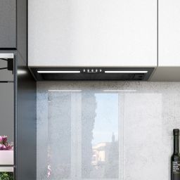 Globalo Design Hadario okap kuchenny 59,6 cm podszafkowy czarny HADARIO_60_2_BLACK