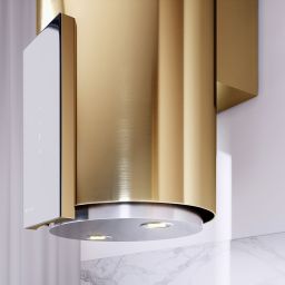Globalo Exclusive Roxano okap kuchenny 50 cm ścienny złoty ROXANO_39_1_LIGHT_GOLD
