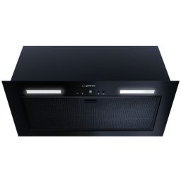 Globalo Silent Quality Flueris okap kuchenny 60 cm podszafkowy czarny FLUERIS_60_1_BLACK