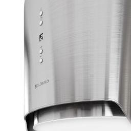 Globalo Design Arenoflow okap kuchenny 39 cm wyspowy stal ARENOFLOW_39_4_INOX