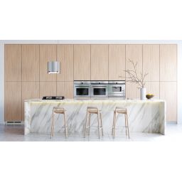 Globalo Design Arenoflow okap kuchenny 39 cm wyspowy stal ARENOFLOW_39_4_INOX