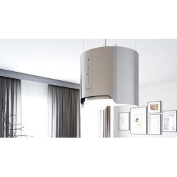 Globalo Design Arenoflow okap kuchenny 39 cm wyspowy stal ARENOFLOW_39_4_INOX