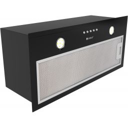 Globalo Design Delico okap kuchenny 49,6 cm podszafkowy czarny DELICO_50_1_BLACK