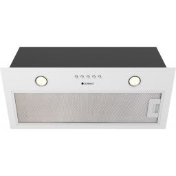 Globalo Design Delico okap kuchenny 49,6 cm podszafkowy biały DELICO_50_1_WHITE