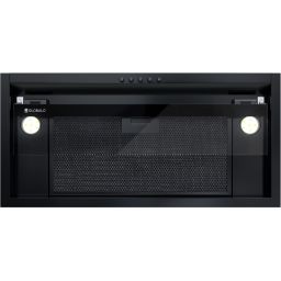 Globalo Design Dismo okap kuchenny 60 cm podszafkowy czarny DISMO_60_1_BLACK