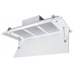 Globalo Design Flario okap kuchenny 120 cm podszafkowy biały FLARIO_LIGHT_120_1_WHITE