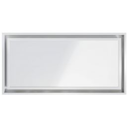 Globalo Design Flario okap kuchenny 120 cm podszafkowy biały FLARIO_LIGHT_120_1_WHITE