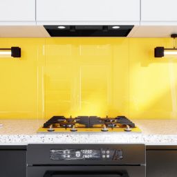 Globalo Design Floweri okap kuchenny 60 cm podszafkowy czarny FLOWERI_60_2_BLACK