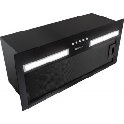 Globalo Design Hadario okap kuchenny 59,6 cm podszafkowy czarny HADARIO_60_2_BLACK