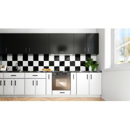 Globalo Design Hadario okap kuchenny 79,6 cm podszafkowy biały HADARIO_80_2_WHITE