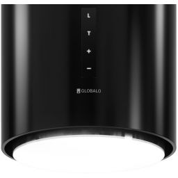 Globalo Design Heweno okap kuchenny 39 cm ścienny czarny HEWENO_39_3_BLACK