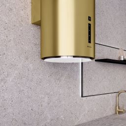 Globalo Silent Quality Heweno okap kuchenny 39 cm ścienny złoty HEWENO_39_3_LIGHT_GOLD_MAT