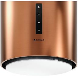 Globalo Silent Quality Heweno okap kuchenny 39 cm ścienny HEWENO_39_3_MIEDZ_MAT