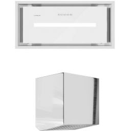 Lanilia Lamezo okap kuchenny 60 cm podszafkowy biały LAMEZO_60_1_WHITE_+_TZ_1_1