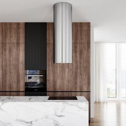 Globalo Design Lobelio okap kuchenny 39 cm ścienny LOBELIO_39_1_INOX