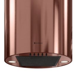 Globalo Design Lobelio okap kuchenny 43 cm ścienny LOBELIO_39_1_WINE_COPPER