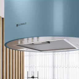 Globalo Design Lobelio Isola okap kuchenny 39 cm wyspowy LOBELIO_ISOLA_39_1_OCEAN_BLUE