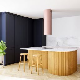 Globalo Design Lobelio Isola okap kuchenny 39 cm wyspowy LOBELIO_ISOLA_39_1_VELVET_ROSE