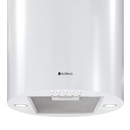 Globalo Design Lobelio Isola okap kuchenny 39 cm wyspowy biały LOBELIO_ISOLA_39_1_WHITE