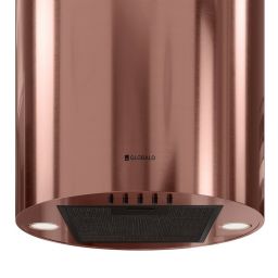 Globalo Design Lobelio Isola okap kuchenny 39 cm wyspowy LOBELIO_ISOLA_39_1_WINE_COPPER