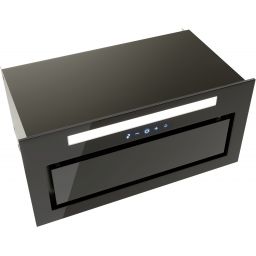 Globalo Exclusive Loteo okap kuchenny 59,6 cm podszafkowy czarny LOTEO_60_4_BLACK