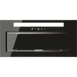 Globalo Exclusive Loteo okap kuchenny 59,6 cm podszafkowy czarny LOTEO_60_4_BLACK