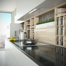 Globalo Exclusive Loteo okap kuchenny 59,6 cm podszafkowy biały LOTEO_60_4_WHITE