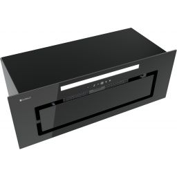 Globalo Exclusive Loteo okap kuchenny 79,6 cm podszafkowy czarny LOTEO_80_4_BLACK